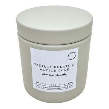 Vanilla Gelato & Waffle Cone (9oz)