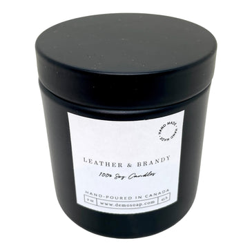 Leather & Brandy (9oz)