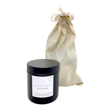 Leather & Brandy (9oz)