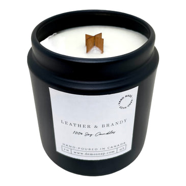 Leather & Brandy (9oz)