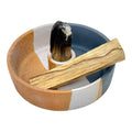 Blue & Beige Ceramic Burner