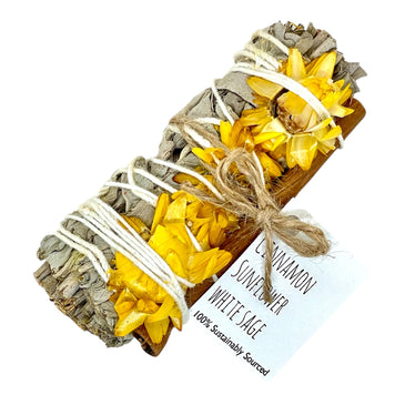 Cinnamon Sunflower White Sage